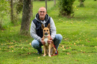 Andreas Spechtl mit Kira